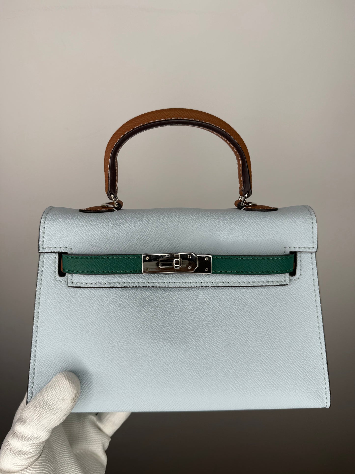 Sac bleu jade 19