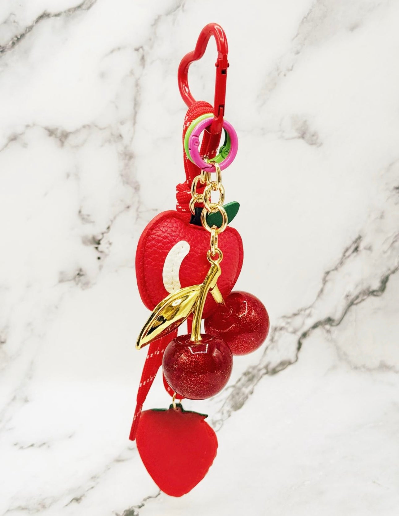 Porte clés cerise