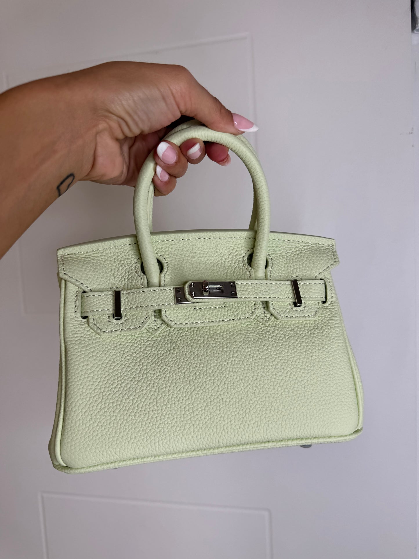 Sac Alma taille 20 finition argent