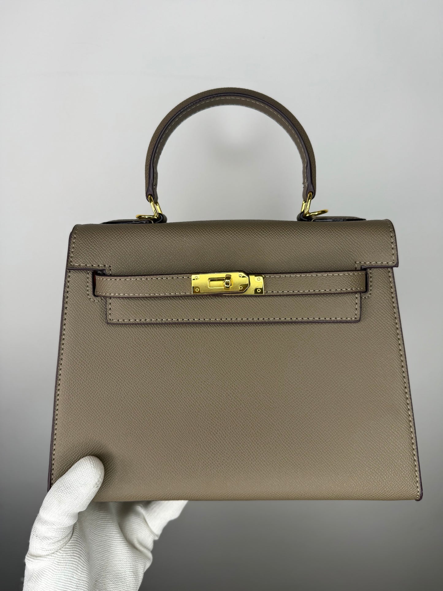 Sac taupe or jade 25