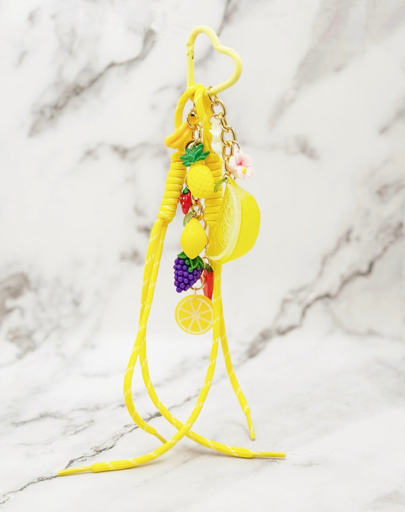 Porte clés citron