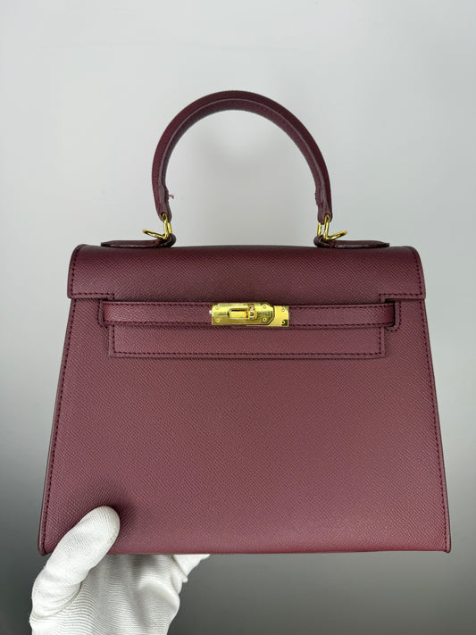 Taille 25 bordeaux or