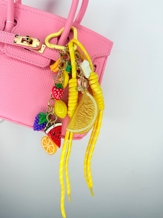 Porte clés citron pastèque