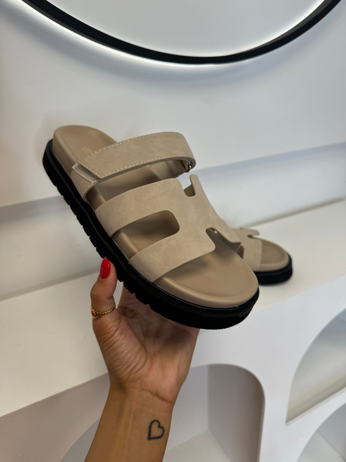 Mules beige