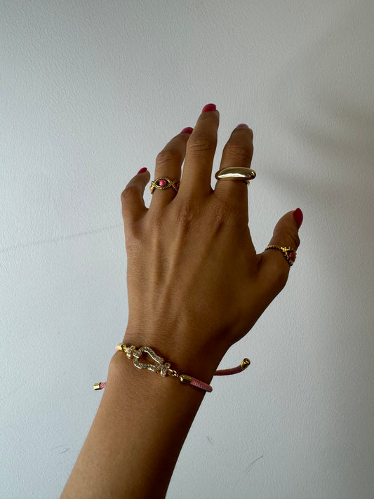 Bracelet rose bébé