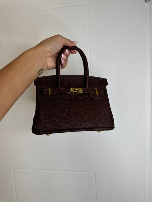 Sac Alma taille 20 chocolat