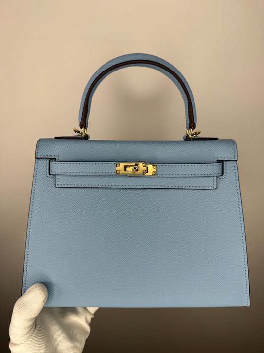 Sac bleu jade 25