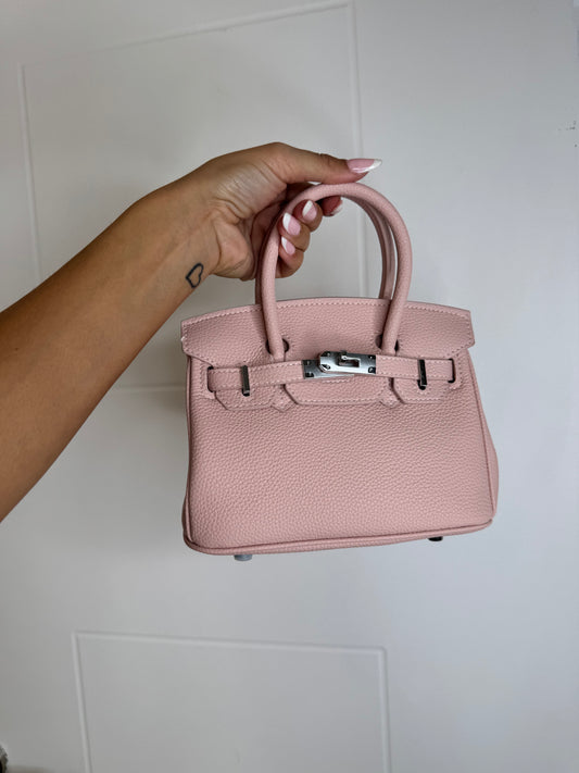 Sac Alma taille 20 rose bébé