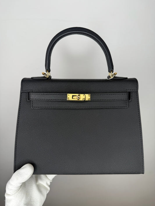 Sac noir et or jade 25