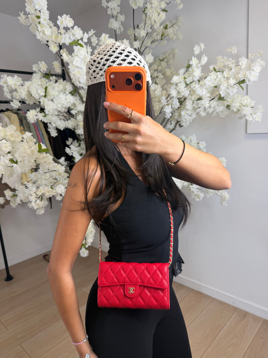 Pochette Shana rouge