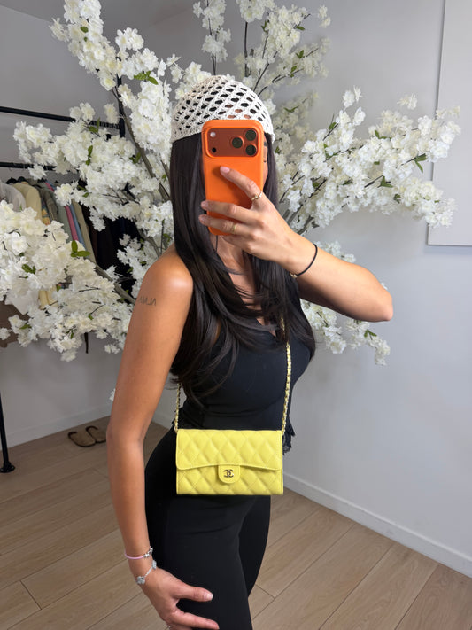 Pochette Shana jaune